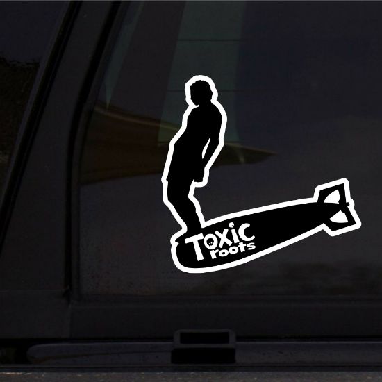 Longboard Bomber Sticker